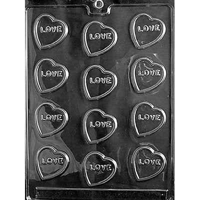 Conversation Hearts Chocolate Candy Mold - NY Cake | Cake Decorating & Baking Supplies