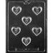 Decorative Heart Chocolate Candy Mold - NY Cake | Cake Decorating & Baking Supplies