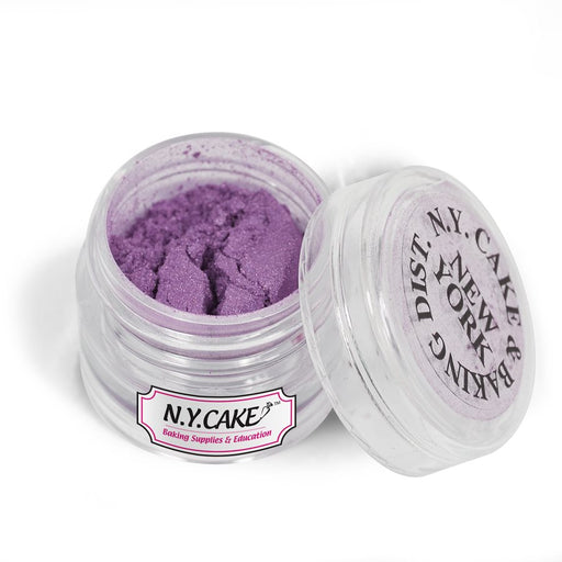 Violet luster dust 4 gram jar for cake decorating