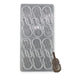 Violin polycarbonate chocolate mold with 12 cavities for music-themed chocolates, recital desserts, molded chocolates, party favors, and gourmet confectionery making.