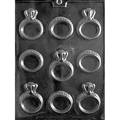 Engagement Wedding Rings Chocolate Candy Mold - NY Cake | Cake Decorating & Baking Supplies