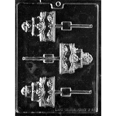 Wedding Cake Lollipop Chocolate Candy Mold - NY Cake | Cake Decorating & Baking Supplies