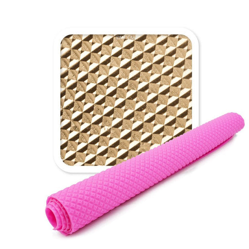 waffle fondant impression mat textured silicone cake decorating tool