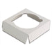 White paperboard cupcake insert for one standard cupcake compatible with 4 x 4 x 2 1/4 inch bakery boxes and Box CUP016