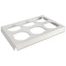 White paperboard cupcake insert for 6 standard cupcakes compatible with bakery box CUP025