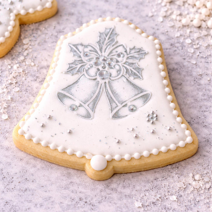 Winter Bells Cookie Stencil