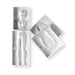 6-piece silicone fondant mold set for creating 3D adult female figures with torso, arms, and legs for cakes, fondant, gum paste, and modeling chocolate.