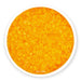 Yellow coarse sugar crystals for desserts