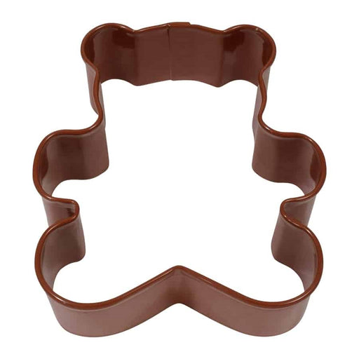 Brown Teddy Bear Cookie Cutter 3 Inch - NY Cake | Cake Decorating & Baking Supplies