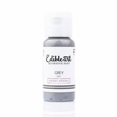 Grey Edible Art Paint By Sweet Sticks - NY Cake | Cake Decorating & Baking Supplies