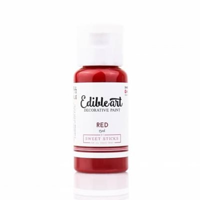 Red Edible Art Paint By Sweet Sticks - NY Cake | Cake Decorating & Baking Supplies