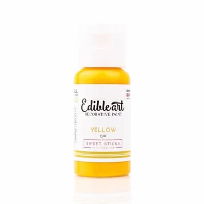 Yellow Edible Art Paint By Sweet Sticks - NY Cake | Cake Decorating & Baking Supplies