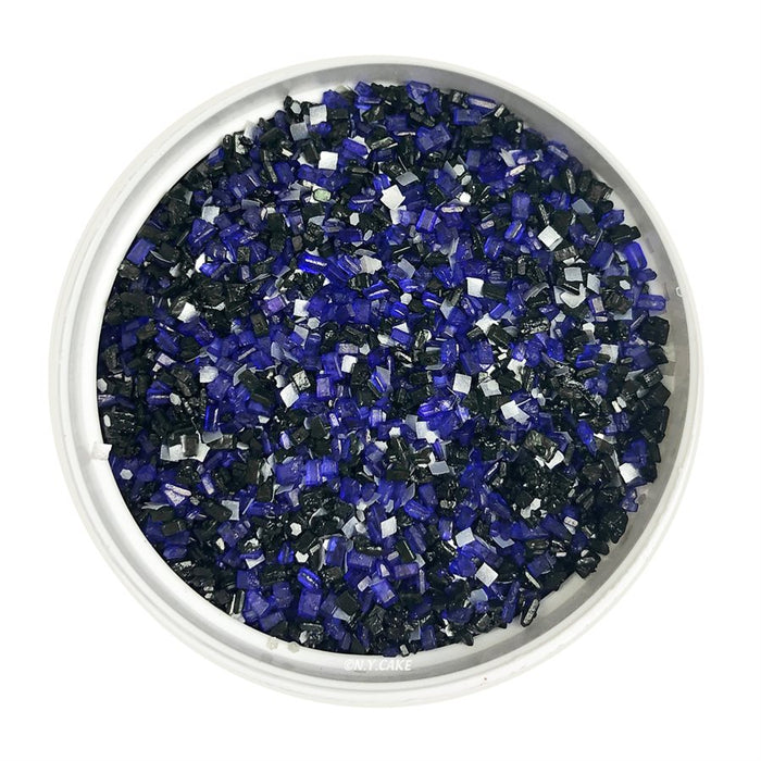 Black & Purple Glittery Sugar 3 Ounces - NY Cake | Cake Decorating & Baking Supplies