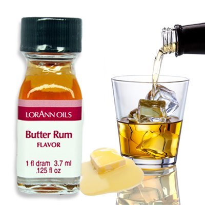 Butter Rum Oil Flavoring 1 Dram - NY Cake | Cake Decorating & Baking Supplies