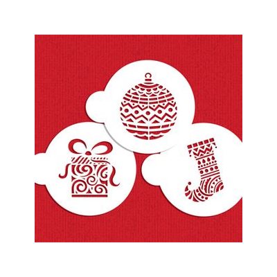 Christmas Cookie Stencil - NY Cake | Cake Decorating & Baking Supplies