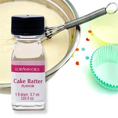 Cake Batter Oil Flavoring - 1 Dram By Lorann Oil - NY Cake | Cake Decorating & Baking Supplies