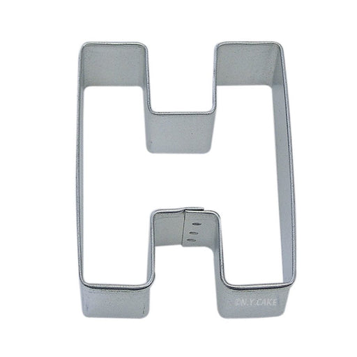 Alphabet Letter H Cookie Cutter 2 3/4 Inch - NY Cake | Cake Decorating & Baking Supplies