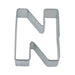 Alphabet Letter N Cookie Cutter 2 3/4 Inch - NY Cake | Cake Decorating & Baking Supplies