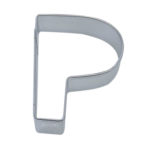 Alphabet Letter P Cookie Cutter 2 3/4 Inch - NY Cake | Cake Decorating & Baking Supplies