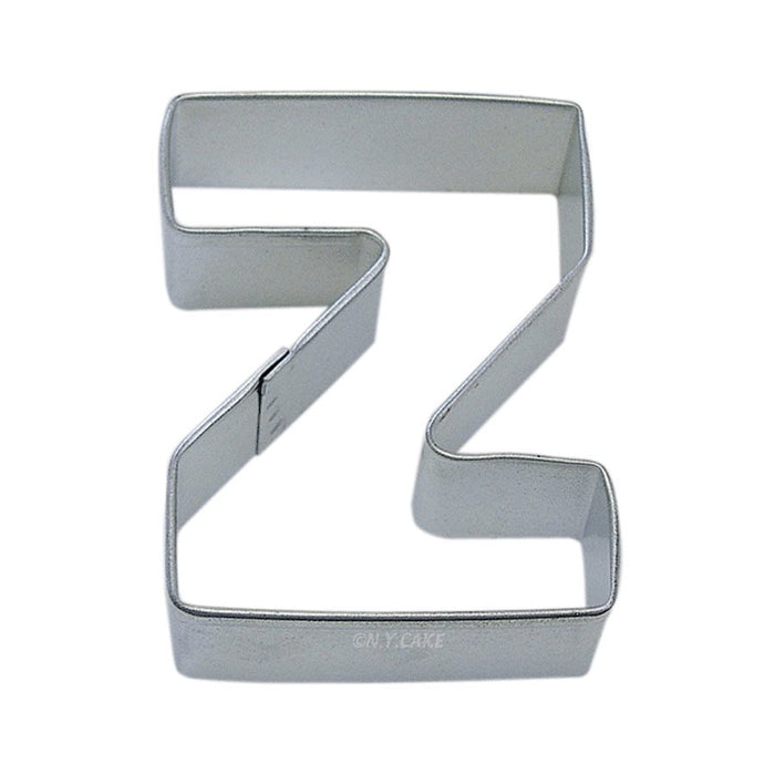 Alphabet Letter Z Cookie Cutter 2 3/4 Inch - NY Cake | Cake Decorating & Baking Supplies