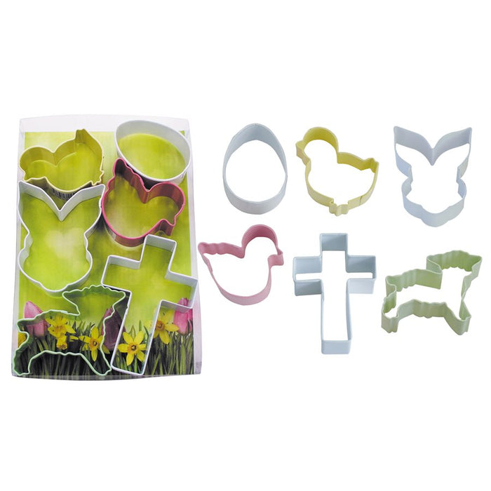 Easter Cookie Cutter Set Poly Resin 6 Pcs. - NY Cake | Cake Decorating & Baking Supplies