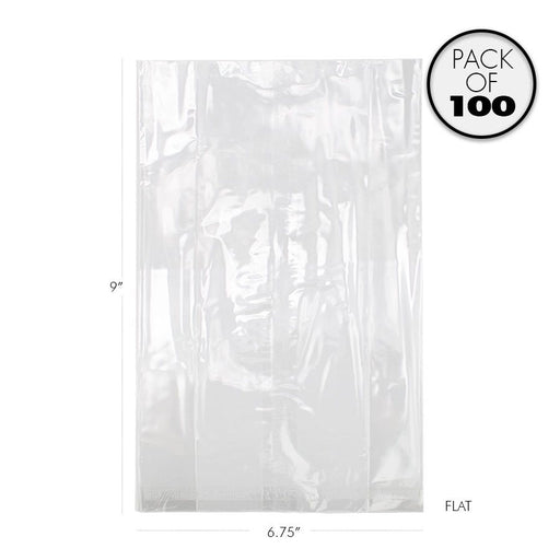 Clear cellophane bags 6.75 x 9 inch pack of 100 for cookies candy and baked goods