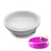 7 inch contoured round silicone baking mold for mousse cakes, desserts, chocolate, and modern pastry creations