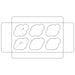 Clear Mini Cupcake Box Holds 6 w/ Insert - NY Cake | Cake Decorating & Baking Supplies