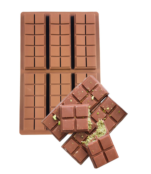 dubai chocolate bar mold breakable chocolate bar silicone mold