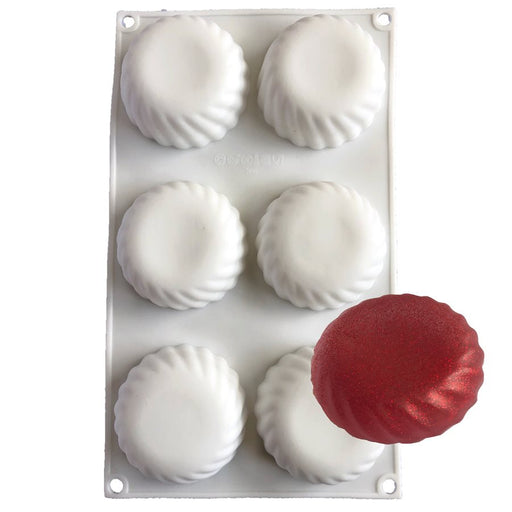 Swirl Tart Silicone Baking & Freezing Mold - NY Cake | Cake Decorating & Baking Supplies