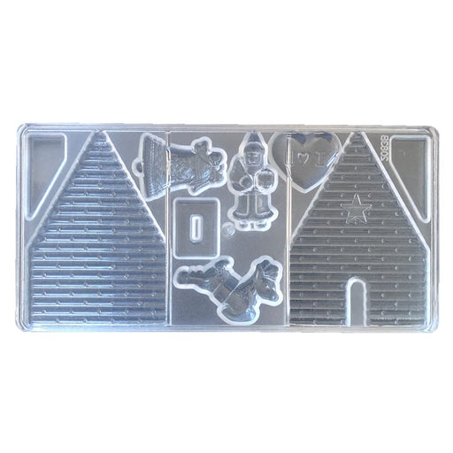 Gingerbread House Polycarbonate Chocolate Mold - NY Cake | Cake Decorating & Baking Supplies