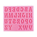 groovy alphabet silicone chocolate mold