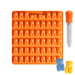 gummy bear silicone mold with dropper 53 cavity candy mold