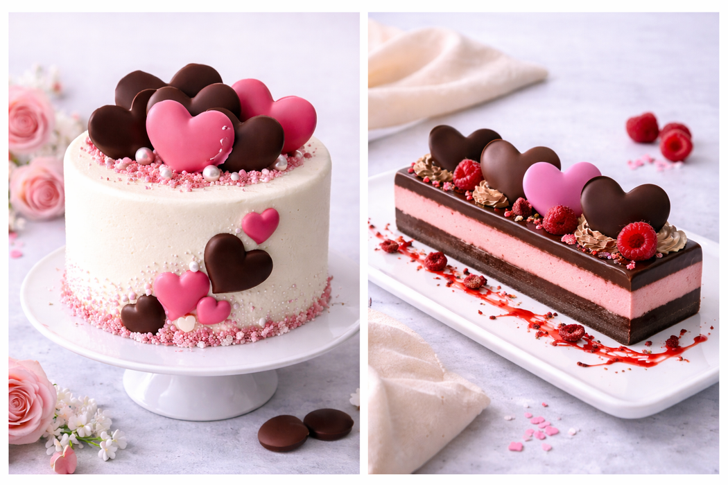 Heart Shape Chablon Tuile Stencil – NY Cake Chocolate & Cookie Decorating Tool