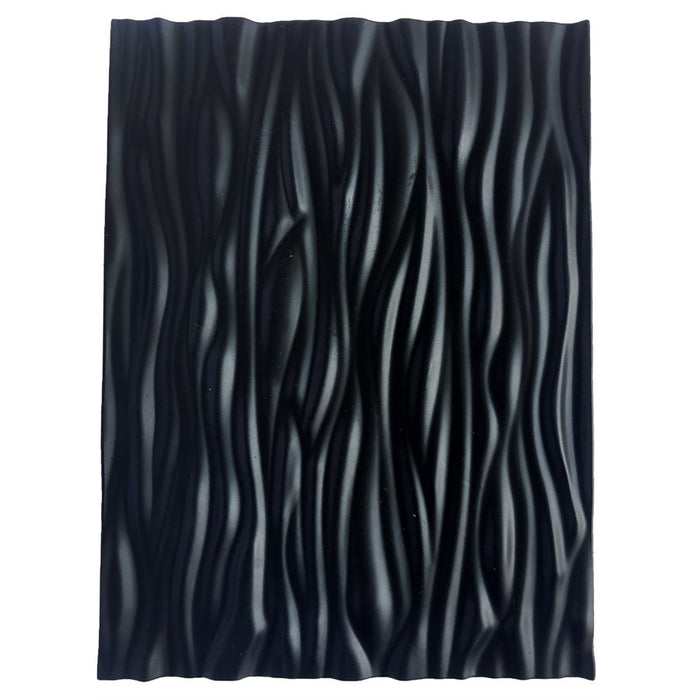 Wood grain silicone fondant impression mat for rustic cake decorating, textured fondant embossing, chocolate work, and pastry dessert designs