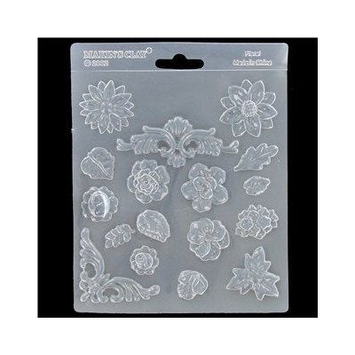 Floral Fondant Push Mold - NY Cake | Cake Decorating & Baking Supplies