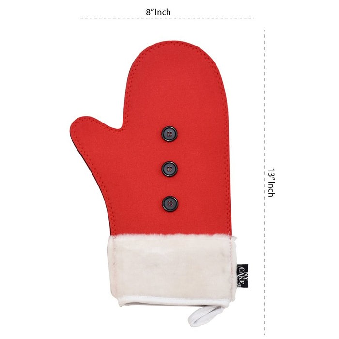 Santa Oven Mitt - NY Cake | Cake Decorating & Baking Supplies