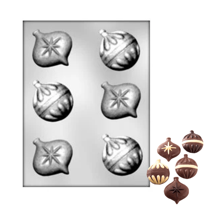 Christmas Ornament Chocolate Candy Mold 2 3/4 Inch