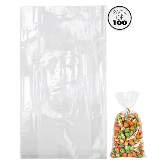Cellophane Bags 3 x 1 3/4 x 6 3/4", Pack of 100
