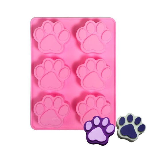 Silicone Baking Mold-Paw Shape 6 Cavity - NY Cake | Cake Decorating & Baking Supplies