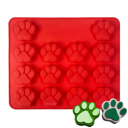 Silicone Baking Mold-Paw Shape 14 Cavity - NY Cake | Cake Decorating & Baking Supplies