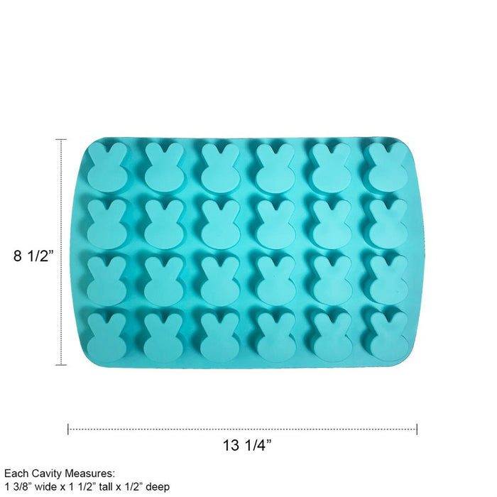 Silicone Baking Mold-Bunny Shape 24 Cavity - NY Cake | Cake Decorating & Baking Supplies