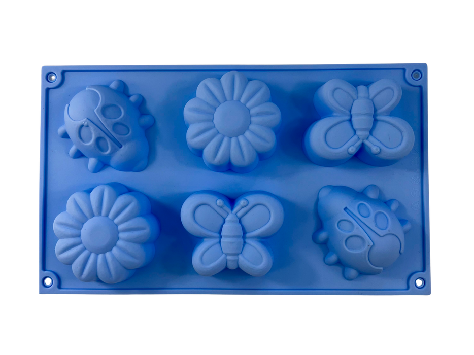 Mini Bee, Butterfly & Daisy Silicone Baking Mold – Nature Dessert Mold