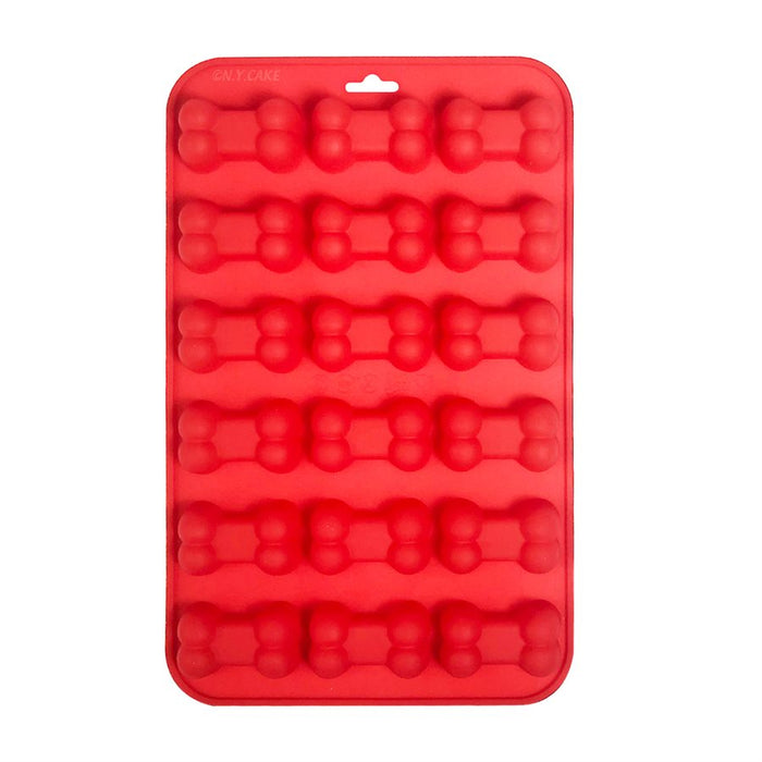 Mini Bone Shape Silicone Mold 18 Cavity - NY Cake | Cake Decorating & Baking Supplies