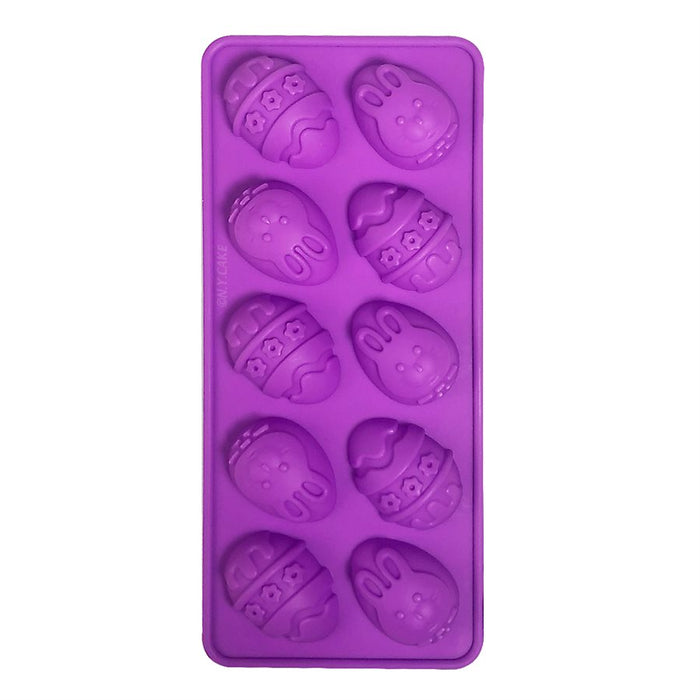 Easter Egg Silicone Mold-10 Cavity - NY Cake | Cake Decorating & Baking Supplies