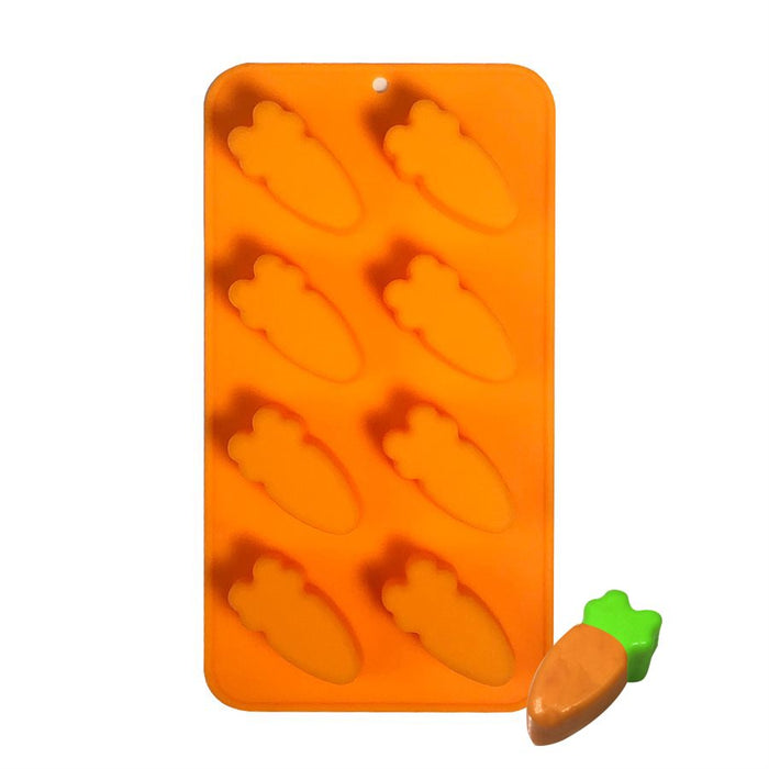 Easter Carrot Silicone Mold-8 Cavity - NY Cake | Cake Decorating & Baking Supplies