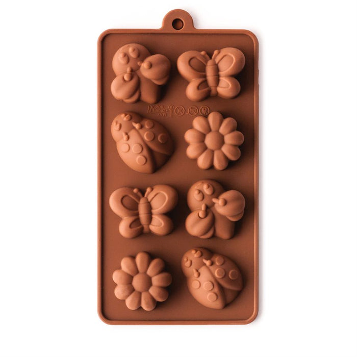 Ladybug, Bee, Butterfly & Daisy Silicone Chocolate Mold - NY Cake | Cake Decorating & Baking Supplies