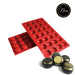 Silicone bon bon mold for chocolate candy and truffle making