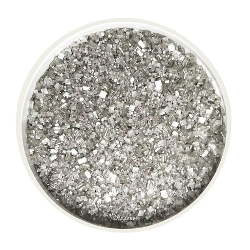 Silver Glittery Sugar 3 Ounces - NY Cake | Cake Decorating & Baking Supplies