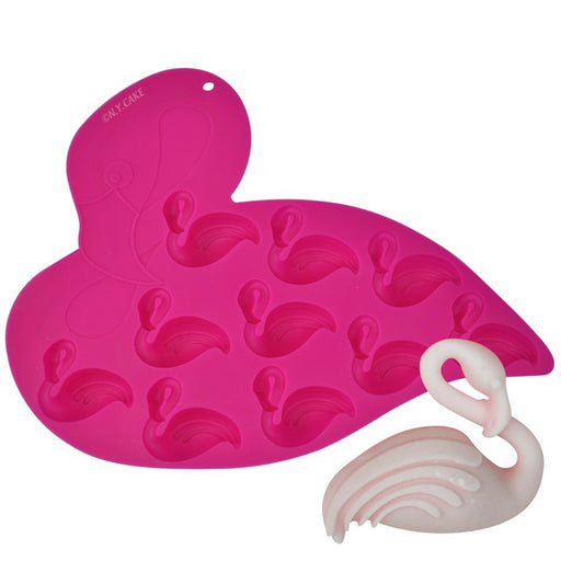 Flamingo Shape Silicone Mold- 9 Cavity - NY Cake | Cake Decorating & Baking Supplies